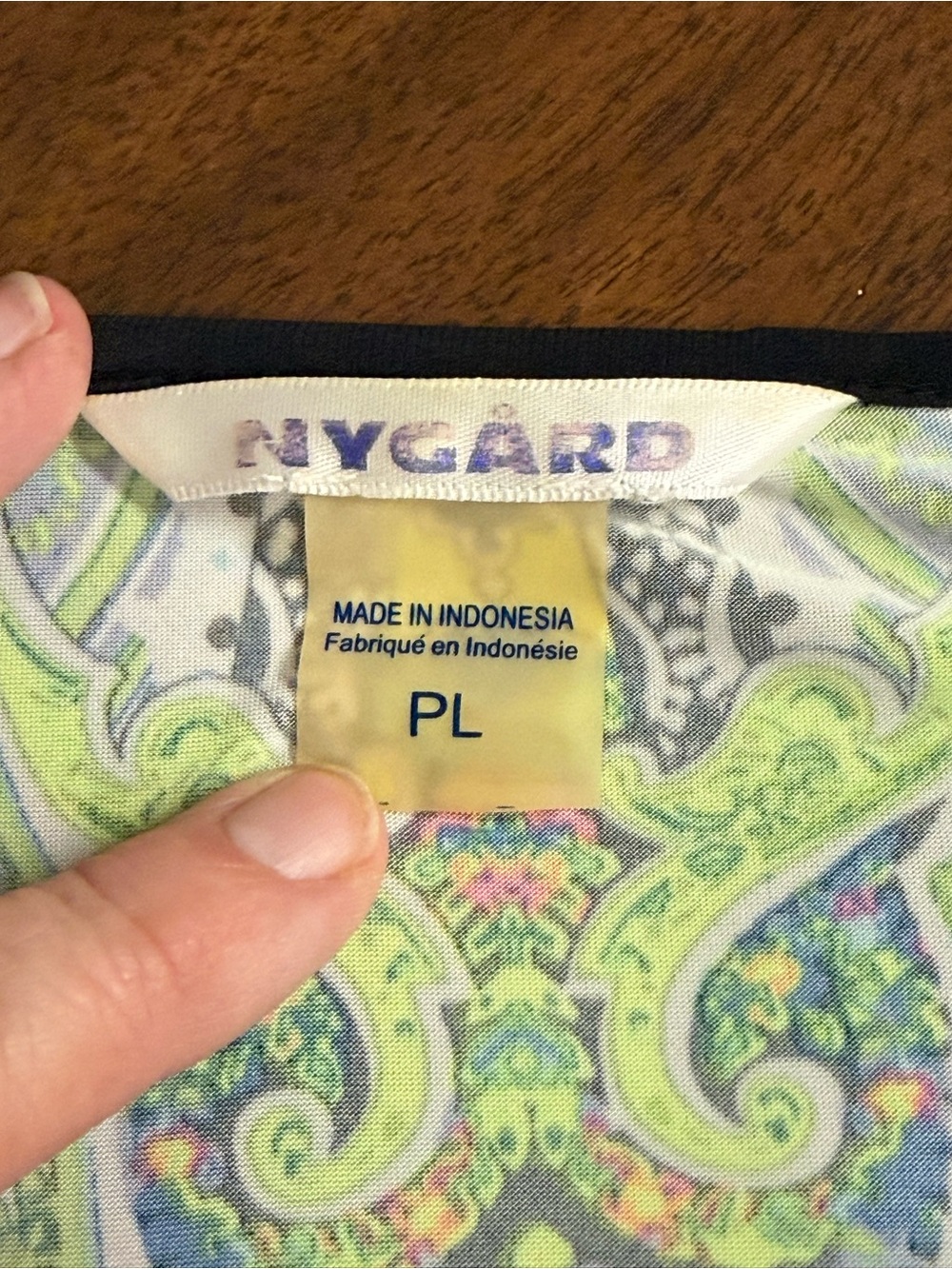 NYGARD Multicolor Boho Tunic Top Plus Large Handkerchief Hem Festival Chic - Picture 7 of 8